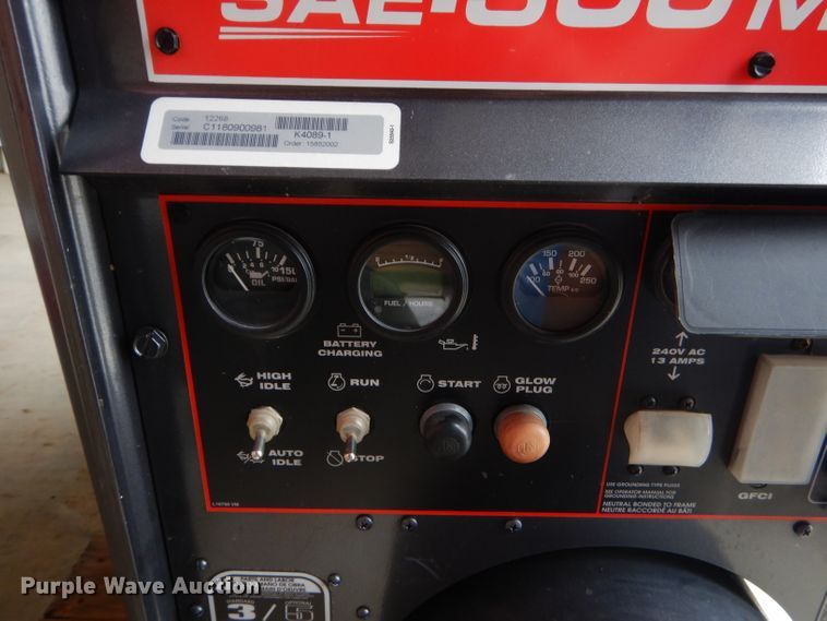 Lincoln SAE 300MP welder in Welch, OK Item GP9201 sold Purple Wave