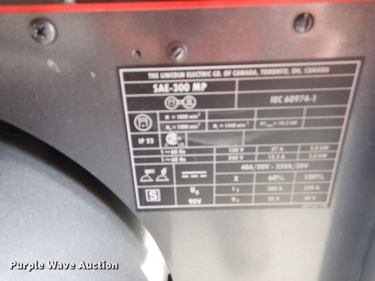 image for item GP9201 Lincoln SAE 300-MP welder