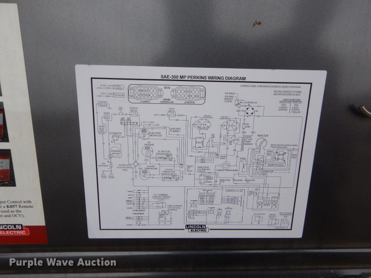 image for item GP9201 Lincoln SAE 300-MP welder