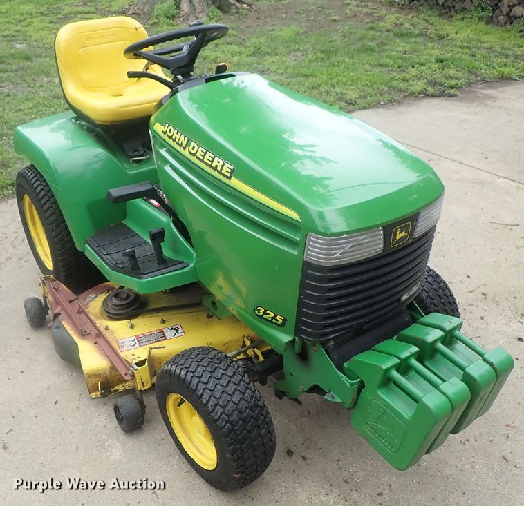 image for item GR9204 John Deere 325 lawn mower