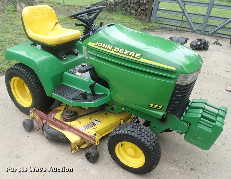 image for item GR9204 John Deere 325 lawn mower