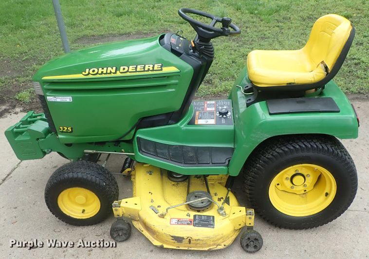 image for item GR9204 John Deere 325 lawn mower