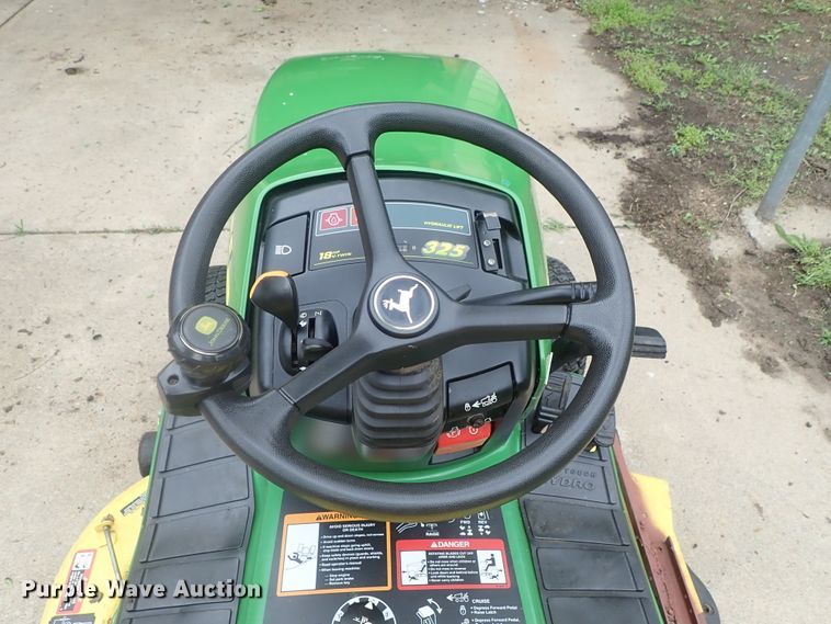 image for item GR9204 John Deere 325 lawn mower