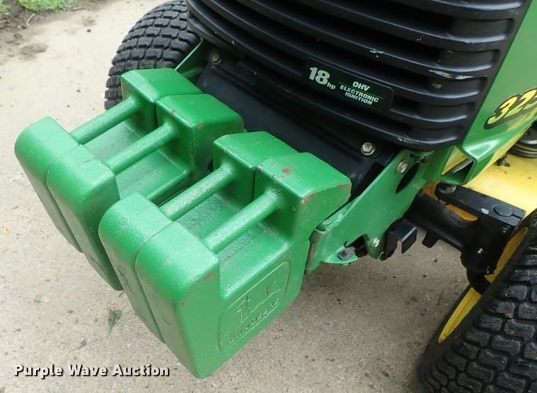 image for item GR9204 John Deere 325 lawn mower