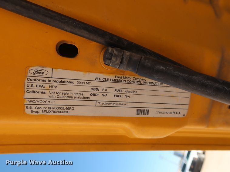 image for item GS9755 2008 Ford F250 Super Duty XL utility bed pickup truck