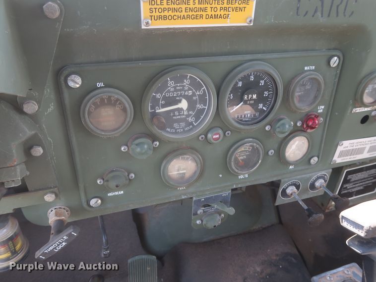 image for item GS9926 1996 Am General M109A4  flatbed truck