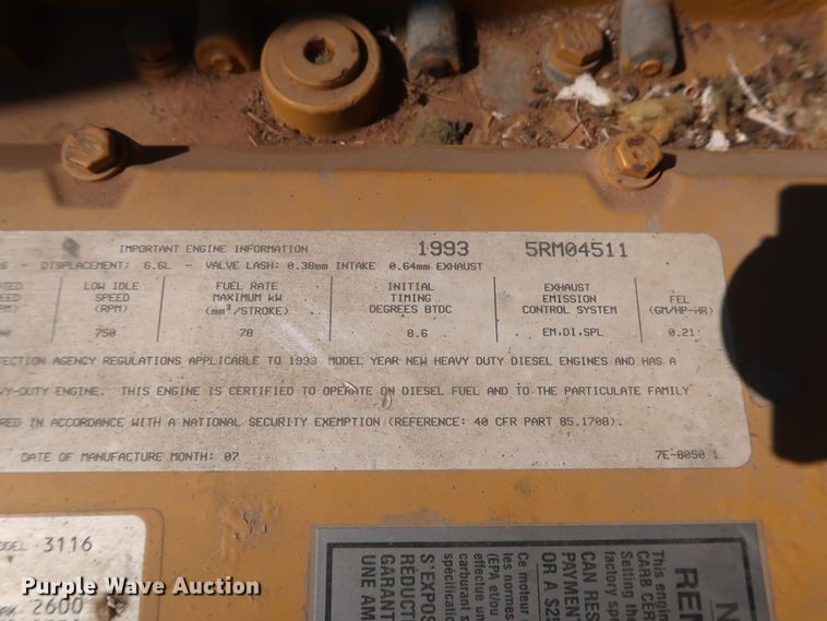 image for item GS9926 1996 Am General M109A4  flatbed truck