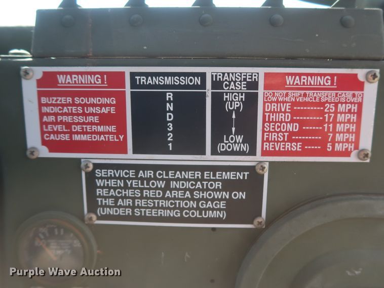 image for item GS9926 1996 Am General M109A4  flatbed truck