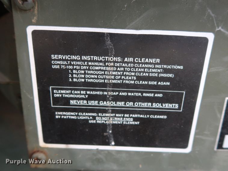 image for item GS9926 1996 Am General M109A4  flatbed truck