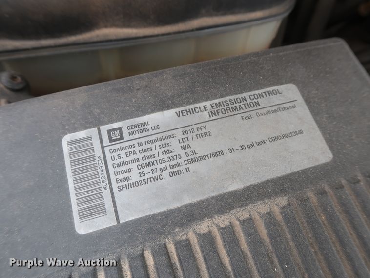 image for item GS9930 2012 Chevrolet Tahoe  SUV