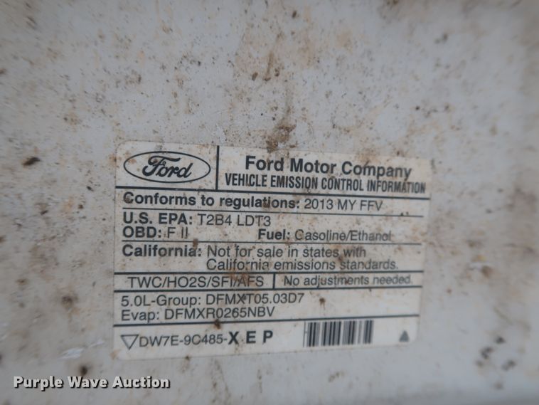 image for item GS9932 2013 Ford F150 XLT Texas Edition  SuperCrew pickup truck