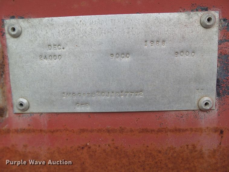 image for item GX9082 1988 Maclander GF8 equipment trailer