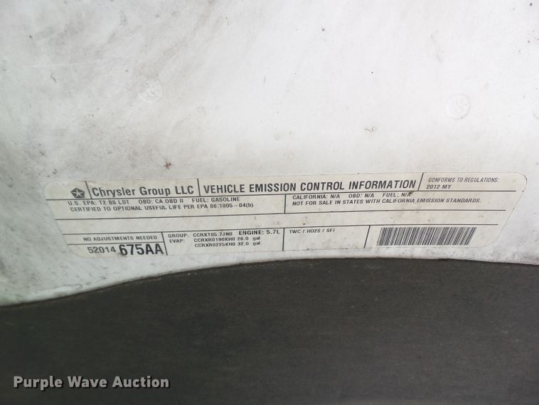 image for item GX9085 2012 Dodge Ram 1500 ST  Quad Cab pickup truck