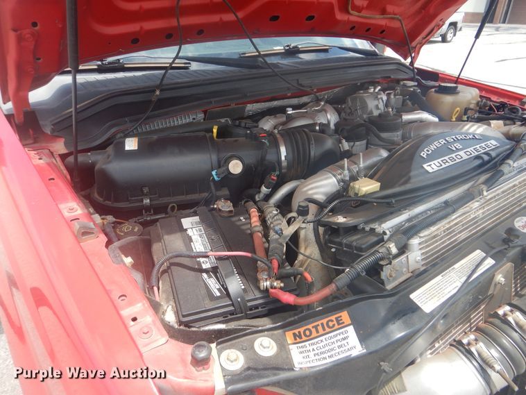 image for item GY9882 2008 Ford F350 Super Duty  Crew Cab bale bed pickup truck