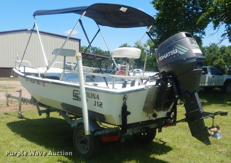 image for item GY9897 2003 Carolina Skiff J12  boat