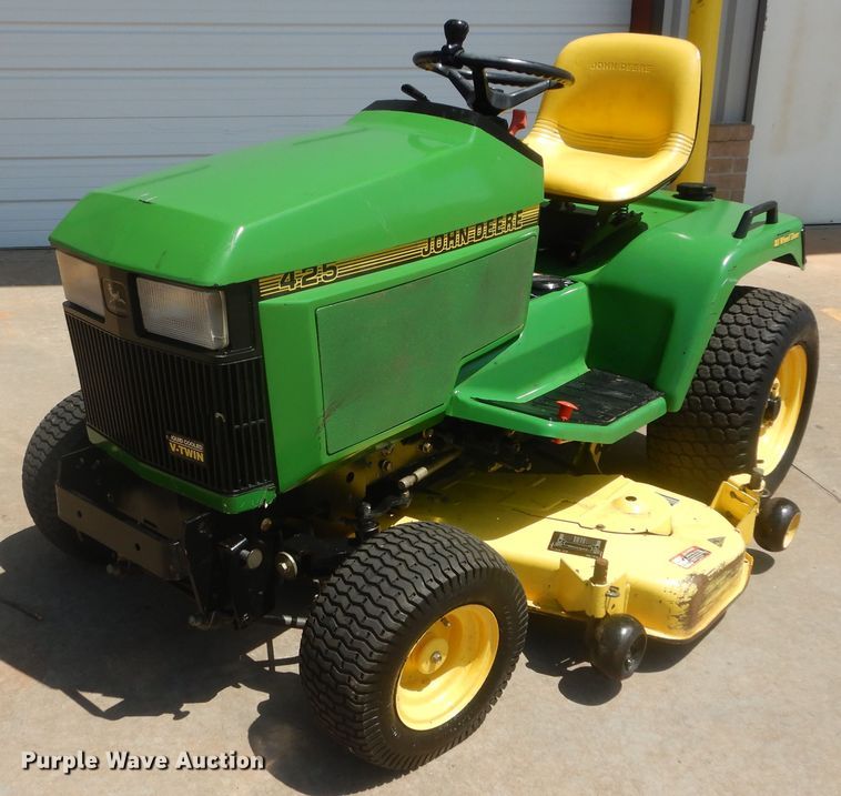 image for item HA9013 John Deere 425 lawn mower