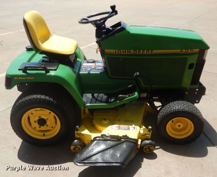 image for item HA9013 John Deere 425 lawn mower