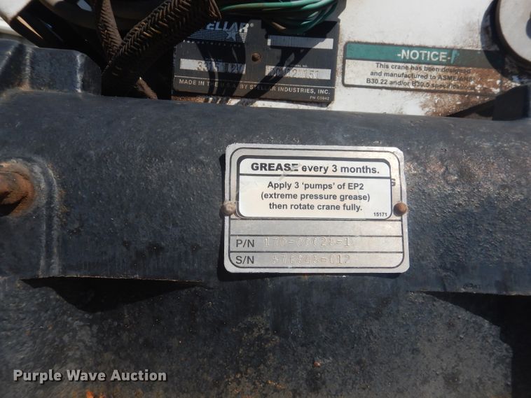 image for item HC9048 2012 Ford F350 Super Duty  utility bed pickup truck with crane