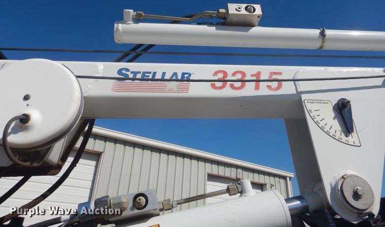 image for item HC9048 2012 Ford F350 Super Duty  utility bed pickup truck with crane