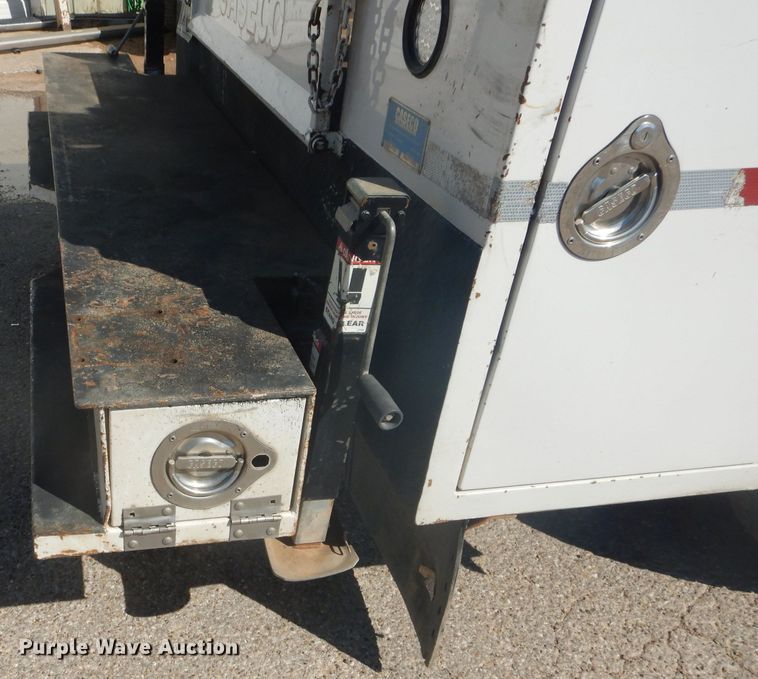 image for item HC9048 2012 Ford F350 Super Duty  utility bed pickup truck with crane