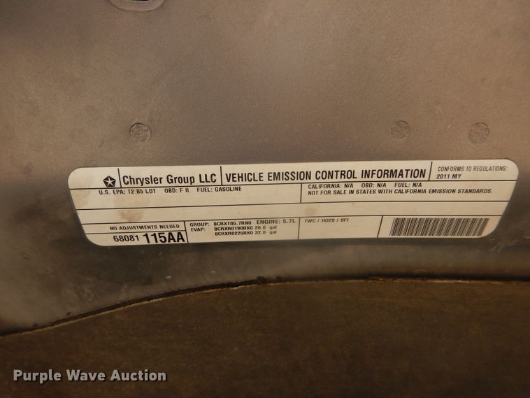 image for item HS9564 2011 Dodge Ram 1500  Crew Cab pickup truck