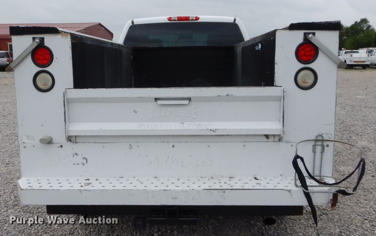 image for item HS9575 2013 Chevrolet Silverado 2500HD  Ext. Cab utility bed pickup truck