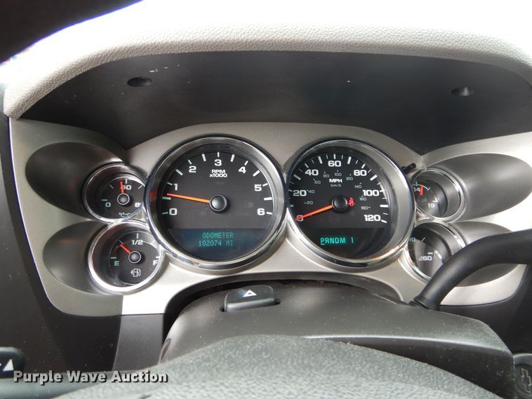 image for item HS9575 2013 Chevrolet Silverado 2500HD  Ext. Cab utility bed pickup truck