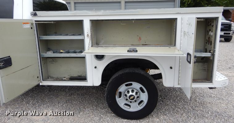 image for item HS9575 2013 Chevrolet Silverado 2500HD  Ext. Cab utility bed pickup truck