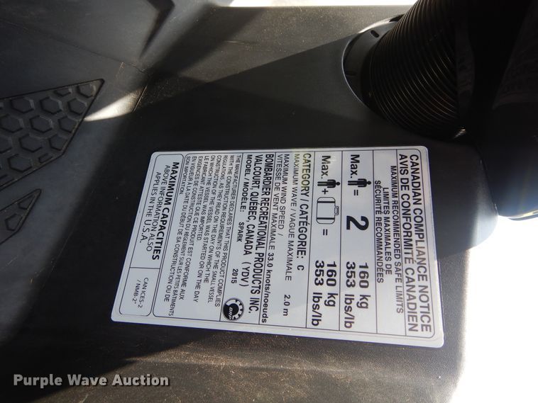 image for item HS9579 2015 Sea Doo Bombardier  personal watercraft