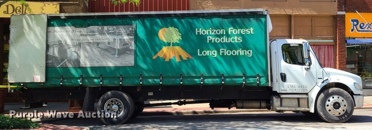 image for item K5812 2006 Freightliner Business Class M2 side curtain box truck