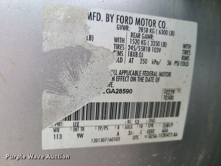 image for item K5901 2014 Ford Explorer Police  SUV