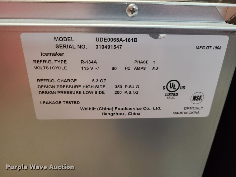 image for item K5914 (5) ice machines