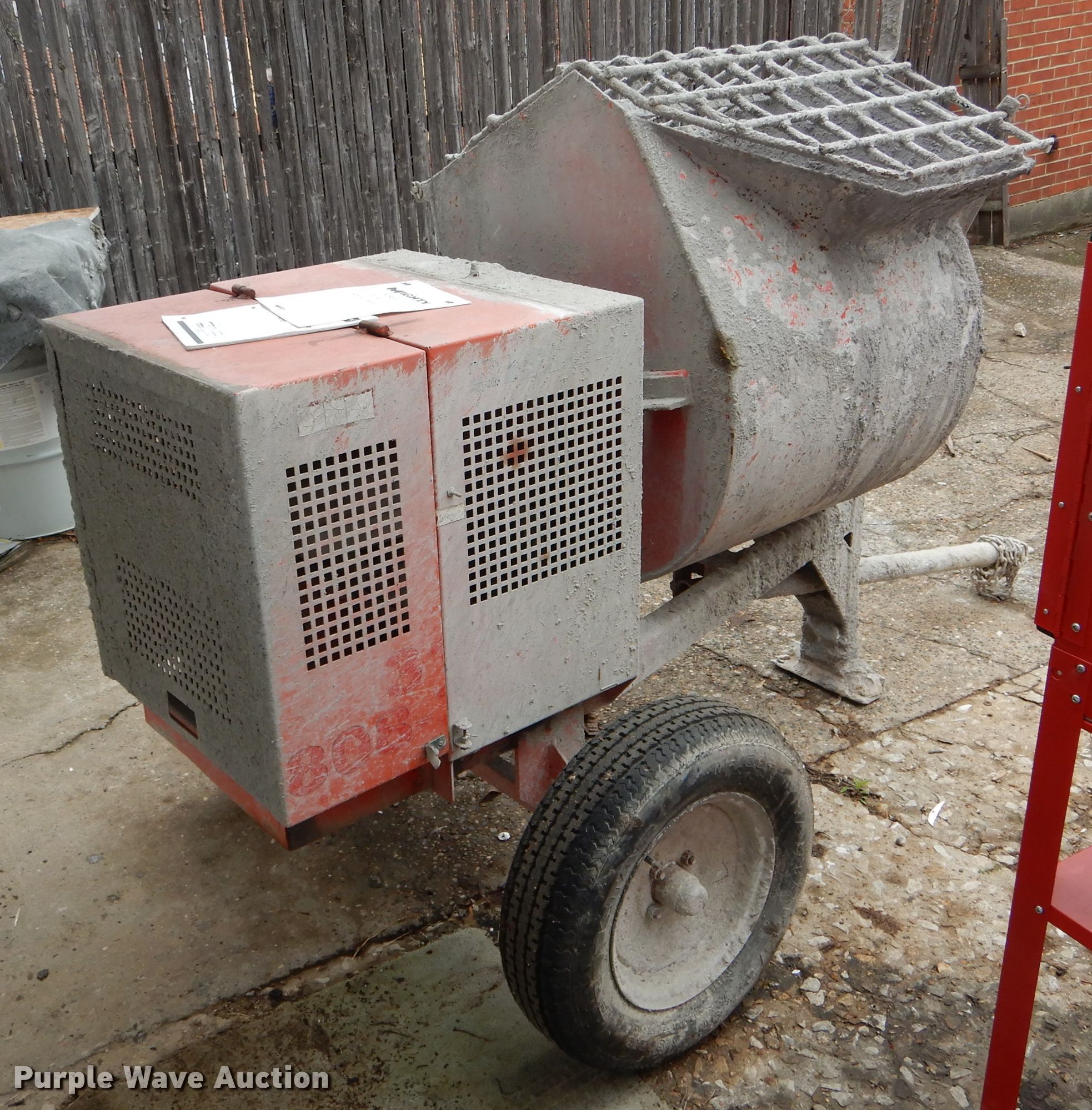 Essick EM900 mortar mixer in Hannibal, MO Item GO9676 sold Purple Wave