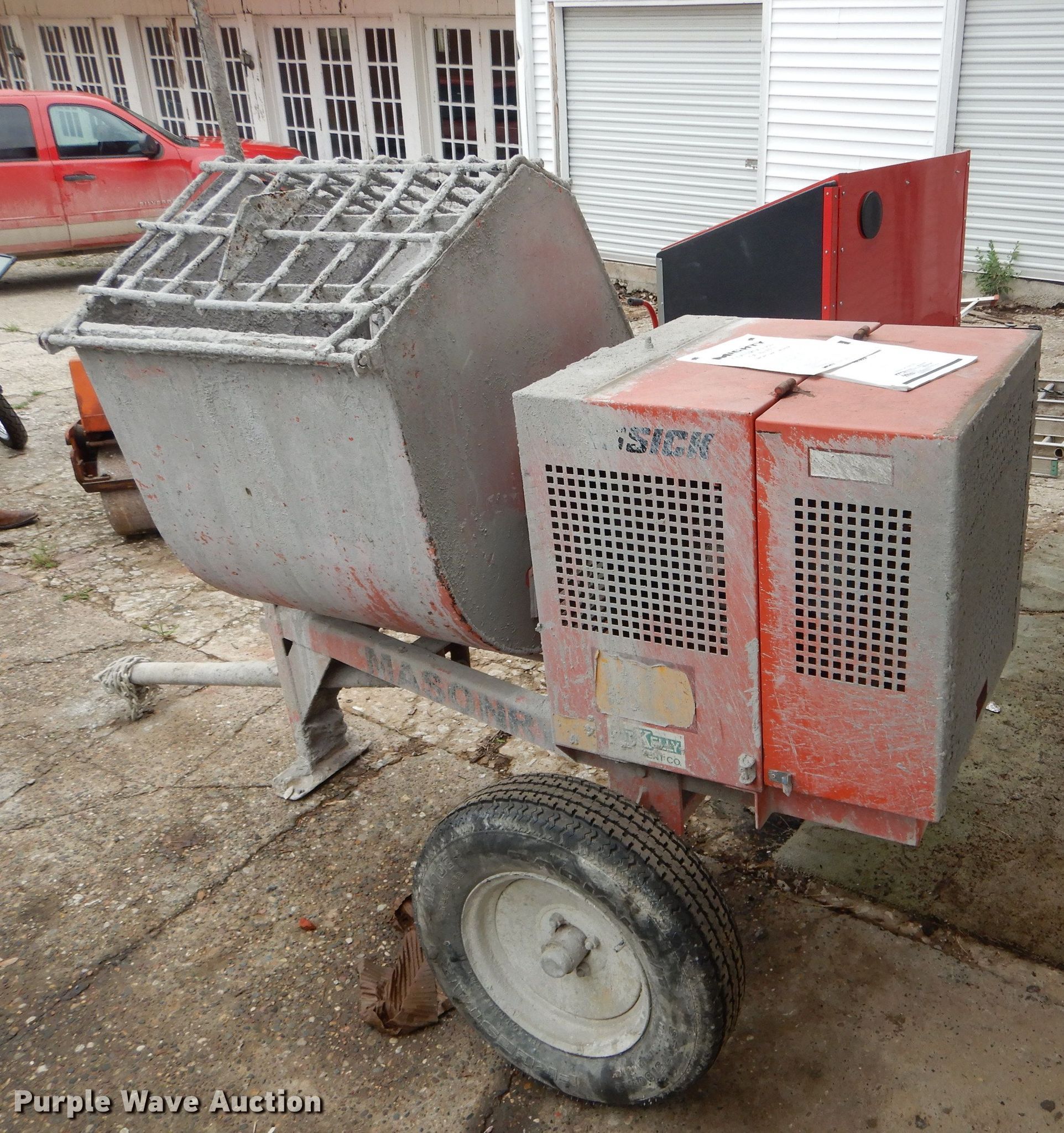 Essick EM900 mortar mixer in Hannibal, MO Item GO9676 sold Purple Wave