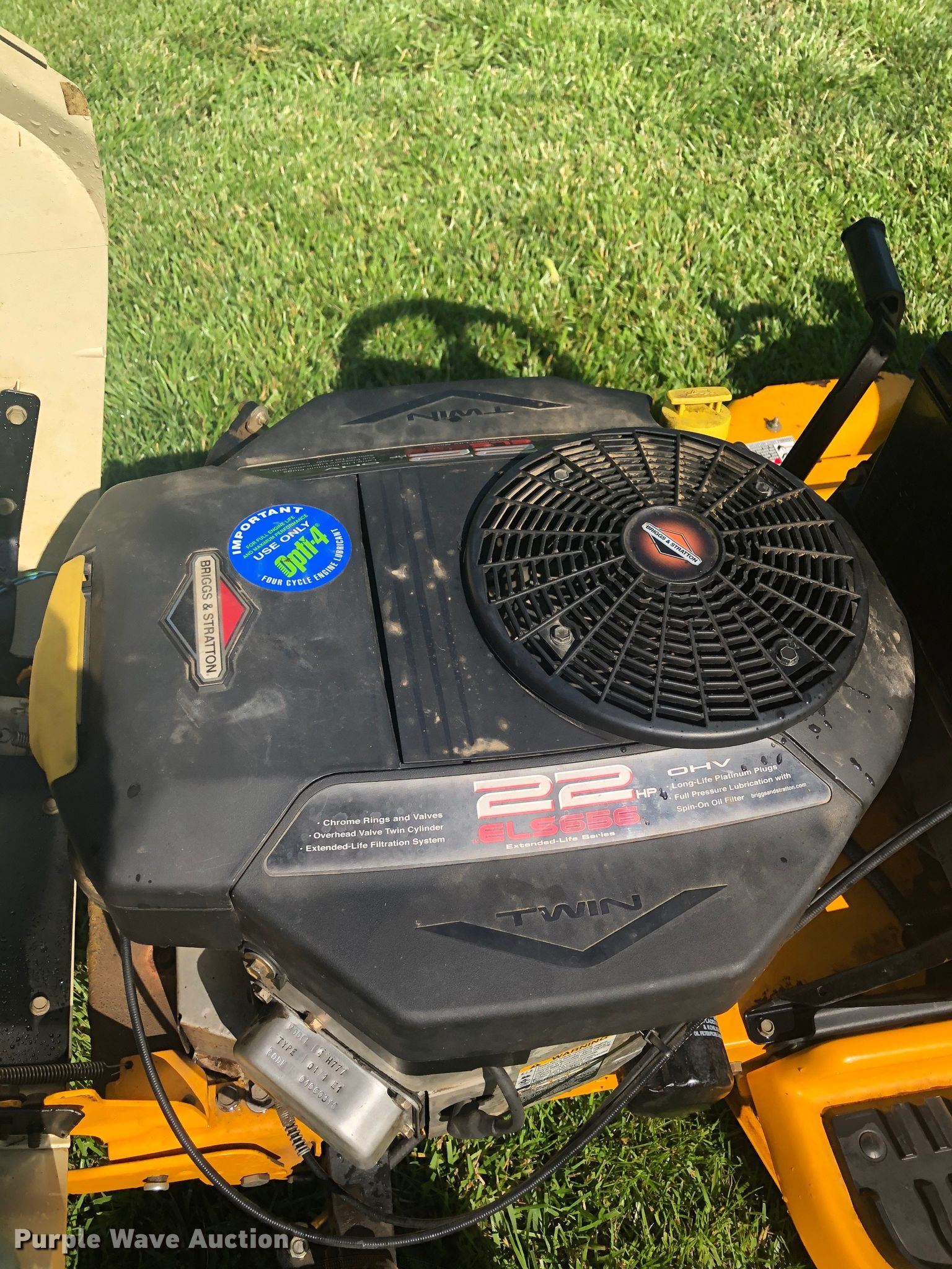Cub Cadet LT1022 lawn mower in Manhattan, KS Item H1487 sold Purple