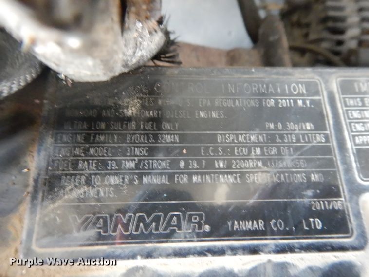 image for item DE5706 2011 Bobcat E60  mini excavator