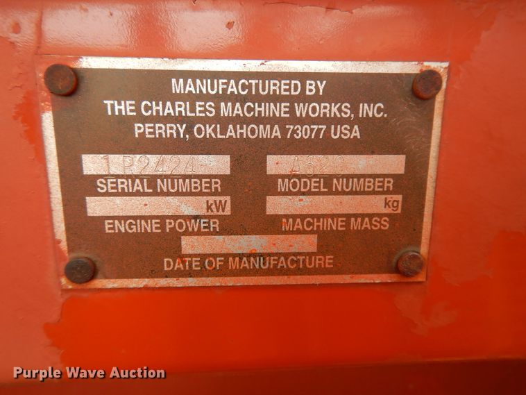 image for item DE5758 Ditch Witch 8020T  cable plow