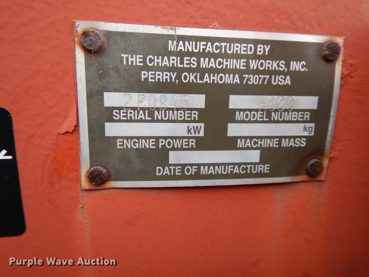 image for item DE5758 Ditch Witch 8020T  cable plow