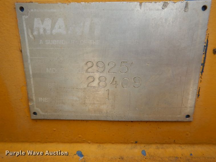 image for item DF3192 1996 Ford L8000  crane truck