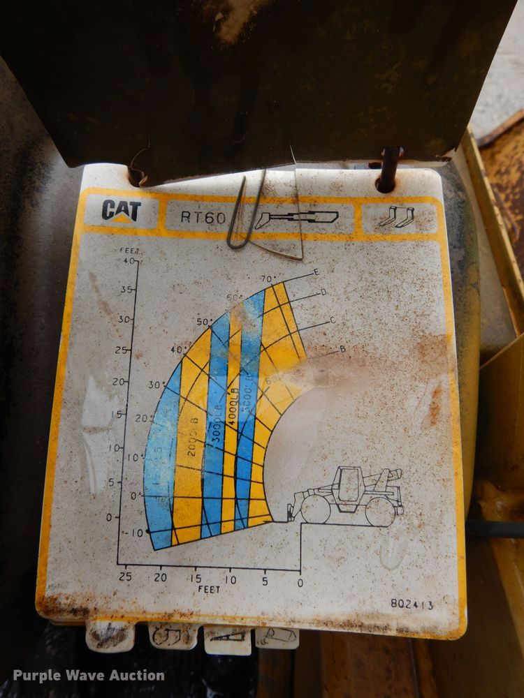 image for item DF4020 1994 Caterpillar RT60  telehandler