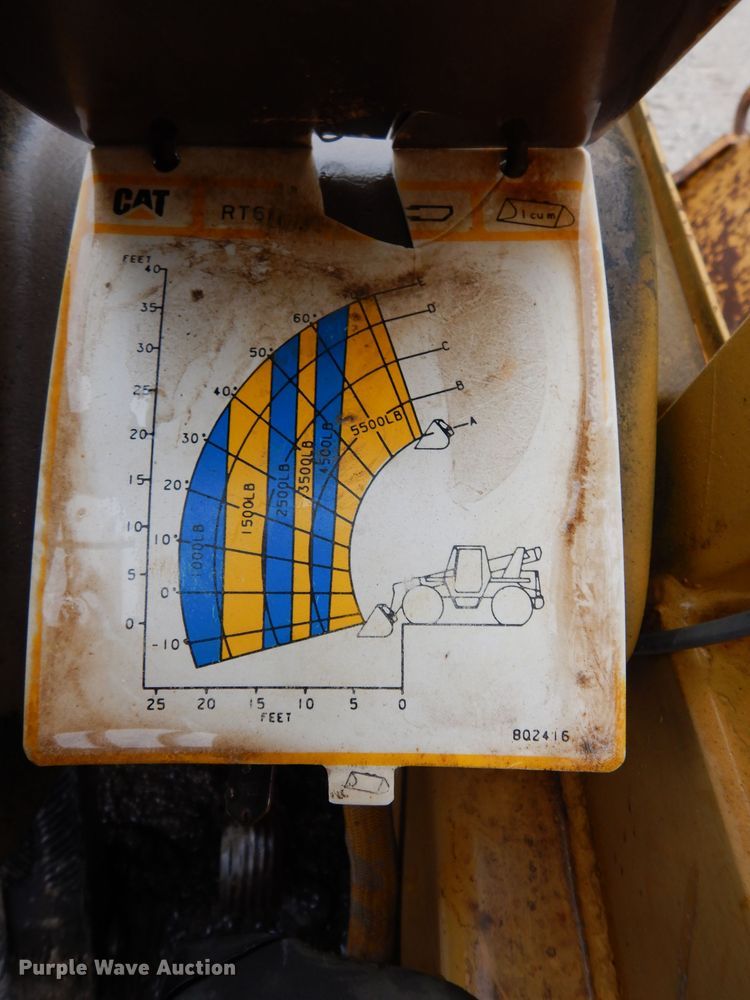image for item DF4020 1994 Caterpillar RT60  telehandler