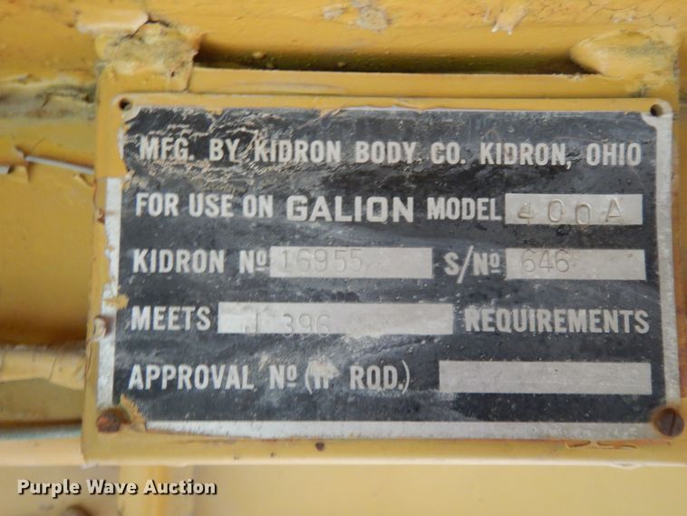 image for item DF5366 1980 Galion T400  motor grader