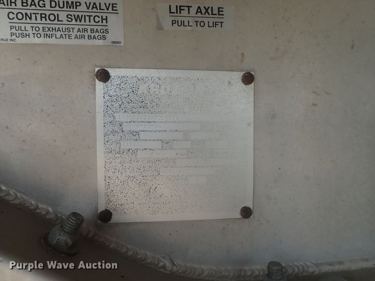 image for item DG3217 2017 Kruz Ravens DW  end dump rock trailer