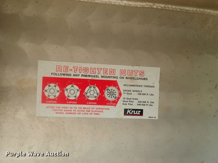 image for item DG3217 2017 Kruz Ravens DW  end dump rock trailer