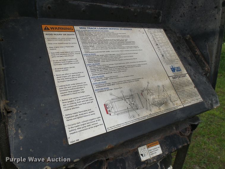 image for item DG5713 2011 Bobcat MT55  compact utility loader