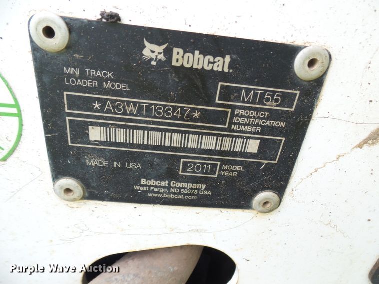 image for item DG5713 2011 Bobcat MT55  compact utility loader