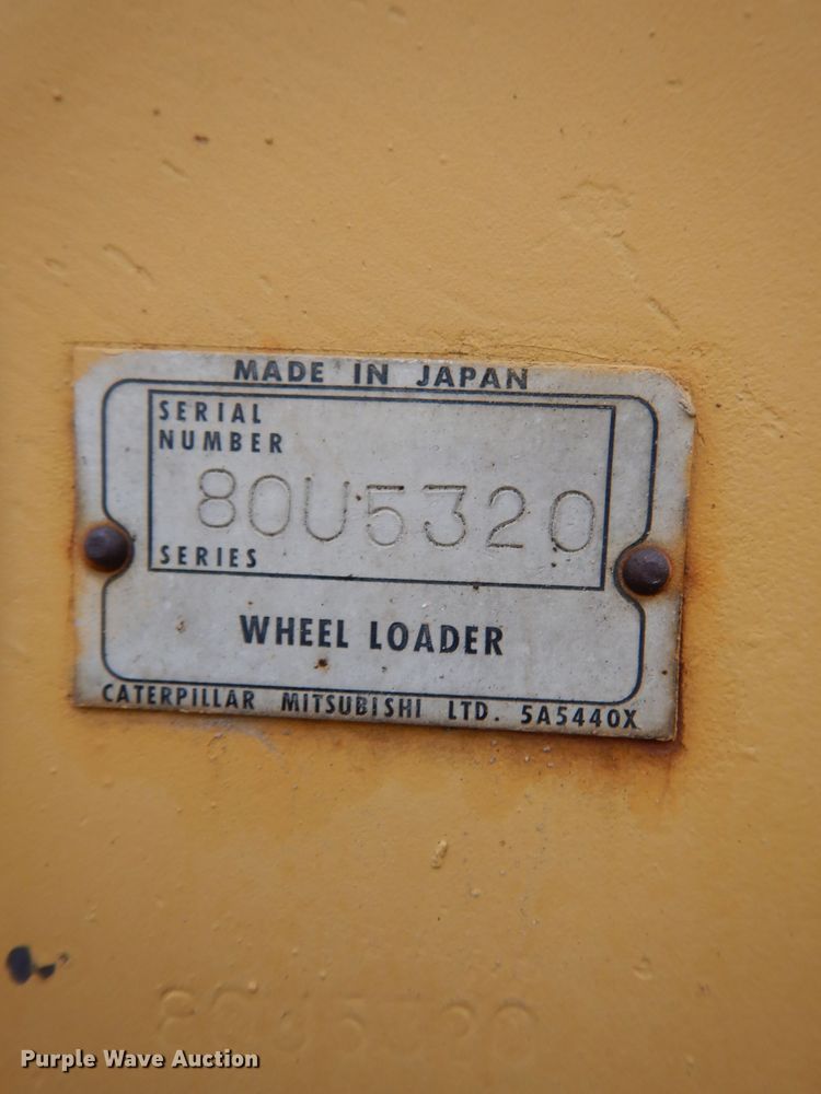 image for item DG6483 1977 Caterpillar 910  wheel loader