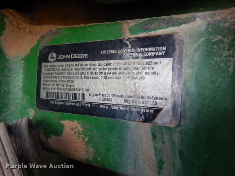 image for item DG6772 2011 John Deere 9430 Scraper Special  4WD tractor