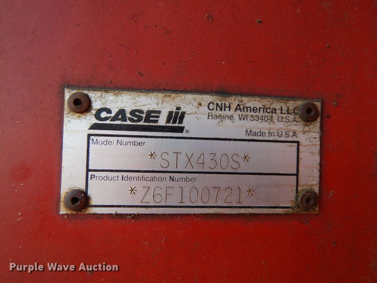 image for item DG6774 2006 Case IH STX430  4WD tractor