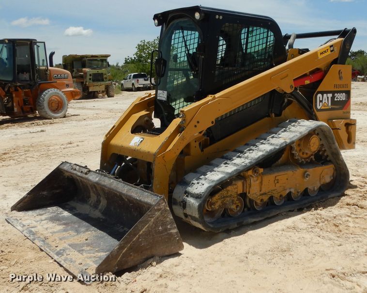 image for item DG6791 2018 Caterpillar 299D2  tracked skid steer loader
